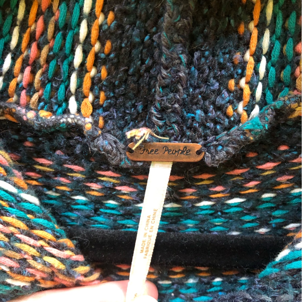 Wool blend sweater cardigan - Picture 3 of 4